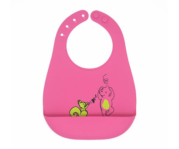 免洗幼兒硅膠口水兜，嬰兒衣物防臟圍兜